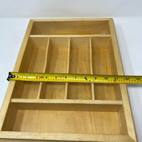 Gorham Wooden Silverware Organizer Tray - Picture 3 of 11